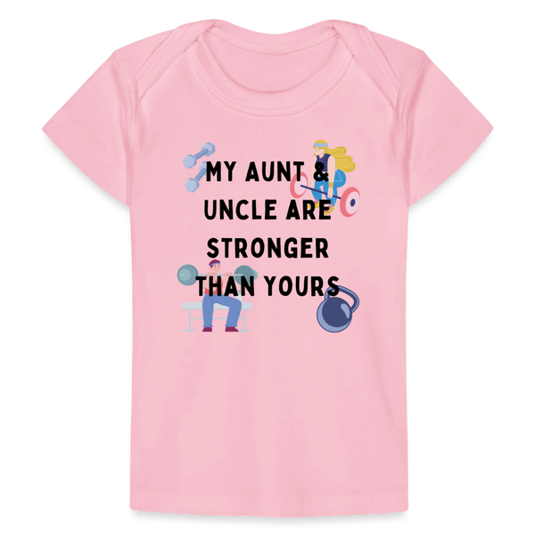 My aunt & uncle are strong | Baby Shirt | happyhappyyeah! - Hellrosa