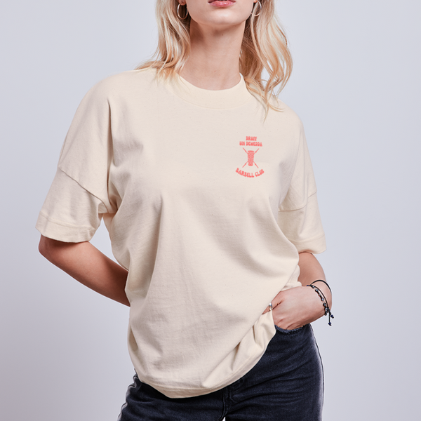 Druff un dewedda | Pfälzer Workout Shirt | oversized | happyhappyyeah! - Naturweiß