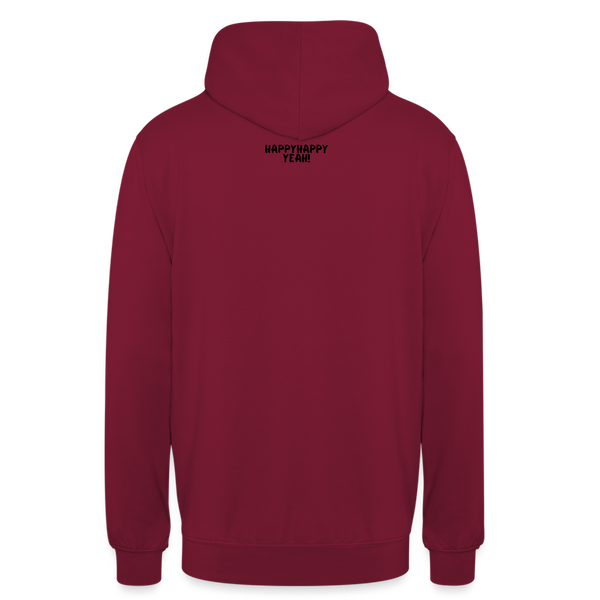 Hustle Hoodie unisex | hapyyhappyyeah! - Bordeaux