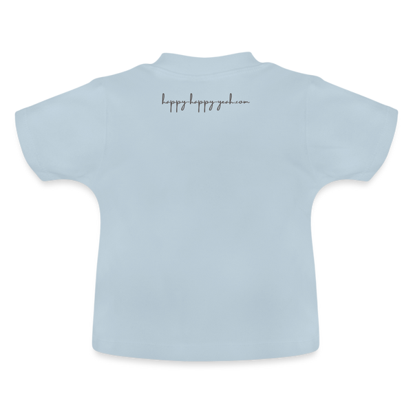 Baby Blumenpoesie Shirt | happyhappyyeah! - Hellblau