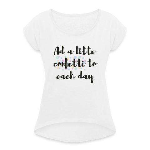 Ad confetti Shirt | happyhappyyeah! - weiß