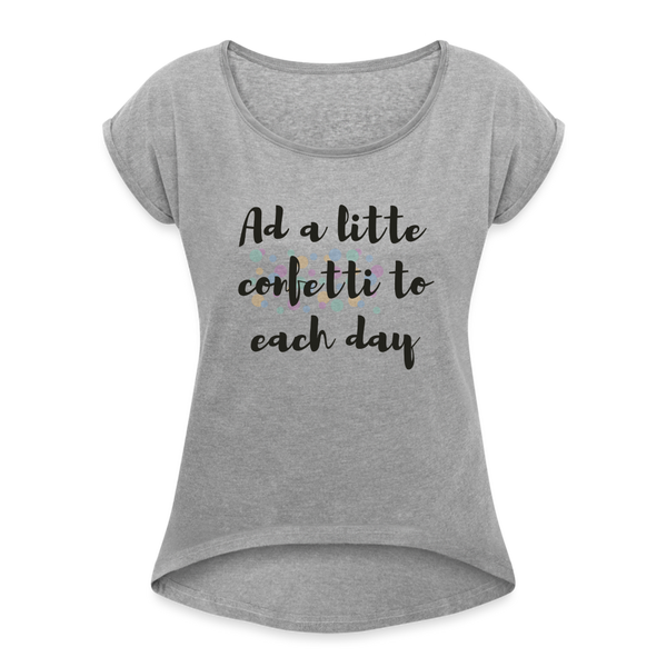 Ad confetti Shirt | happyhappyyeah! - Grau meliert