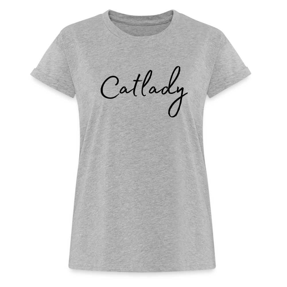 Catlady Shirt | happyhappyyeah! - Grau meliert