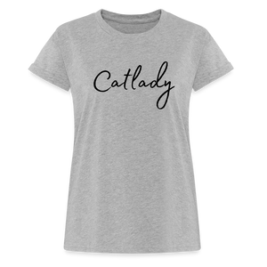 Catlady Shirt | happyhappyyeah! - Grau meliert