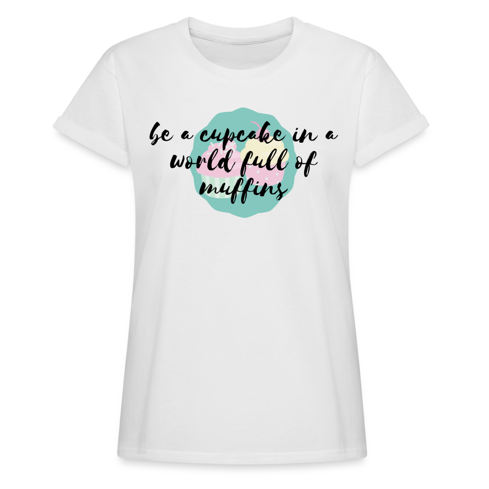 Cupcake quote Shirt | happyhappyyeah! - weiß