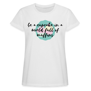 Cupcake quote Shirt | happyhappyyeah! - weiß