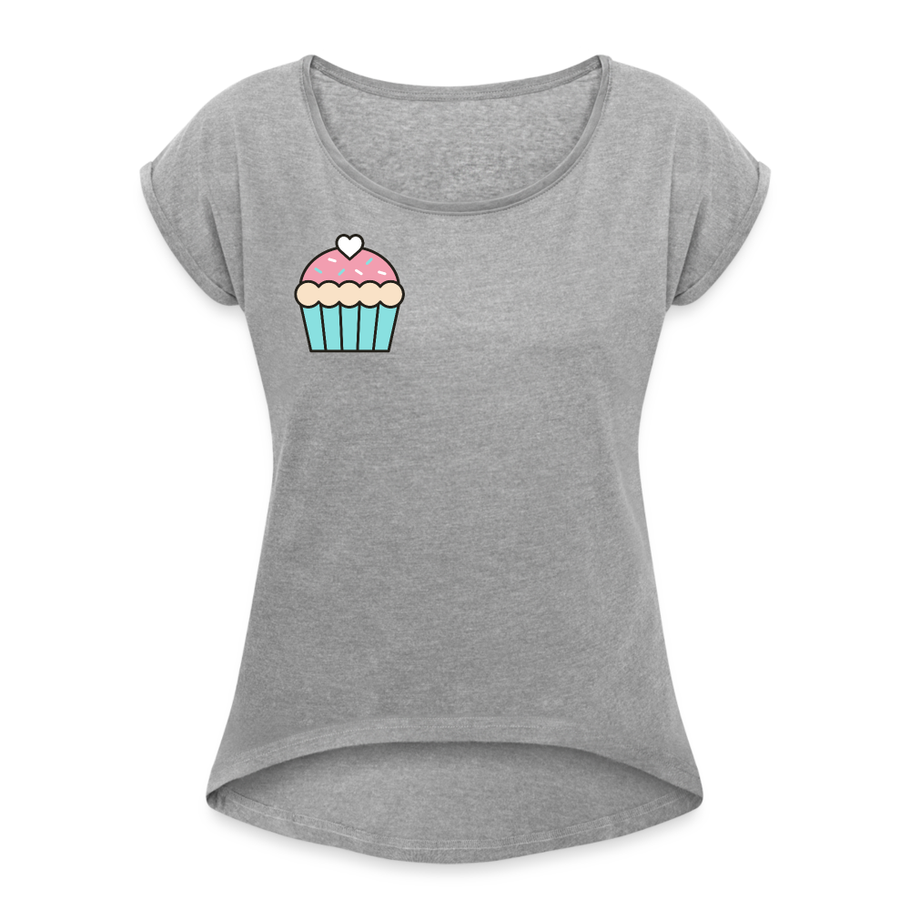 Cupcake Icon Shirt | happyhappyyeah! - Grau meliert