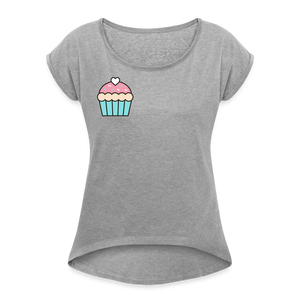 Cupcake Icon Shirt | happyhappyyeah! - Grau meliert