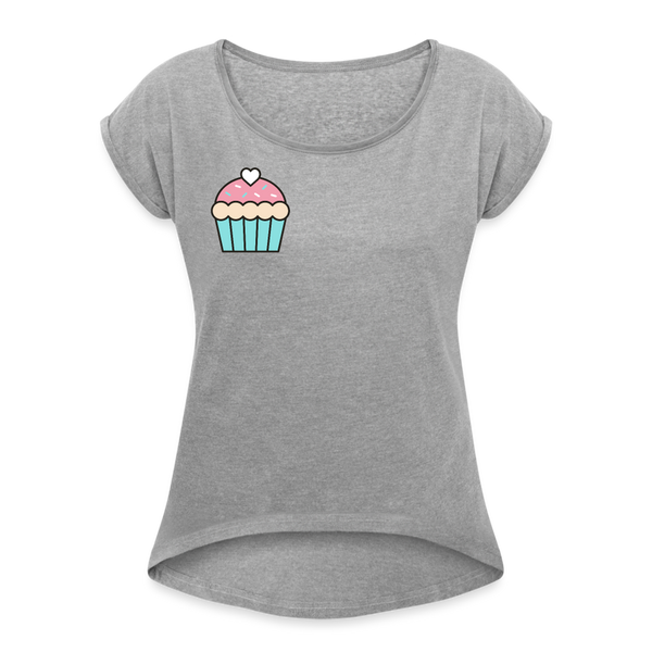 Cupcake Icon Shirt | happyhappyyeah! - Grau meliert