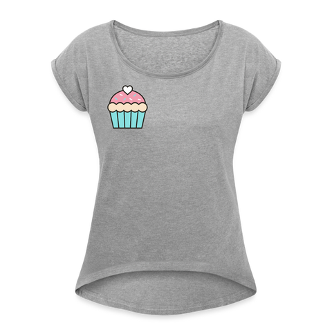 Cupcake Icon Shirt | happyhappyyeah! - Grau meliert