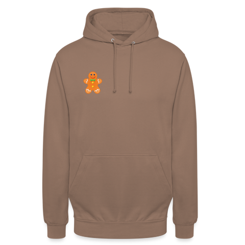 Gingerbread Hoodie unisex | happyhappyyeah! - Mokka