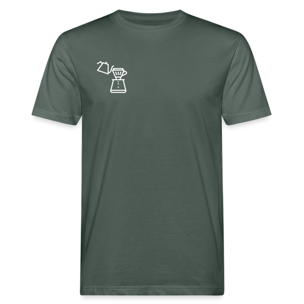 Hand brew coffee unisex Shirt | happyhappyyeah! - Graugrün