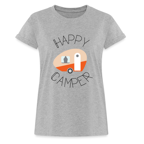 Happy Camper Shirt | happyhappyyeah! - Grau meliert