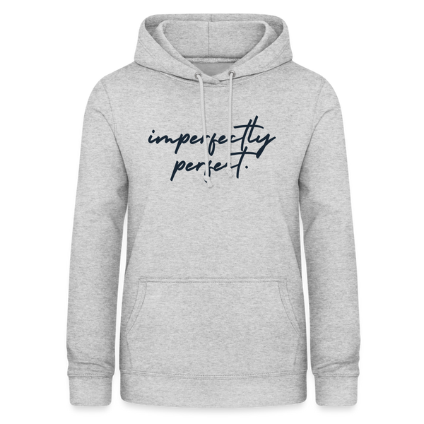 Imperfectly perfect Hoodie | happyhappyyeah! - Hellgrau meliert