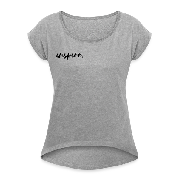 Inspire Shirt | happyhappyyeah! - Grau meliert