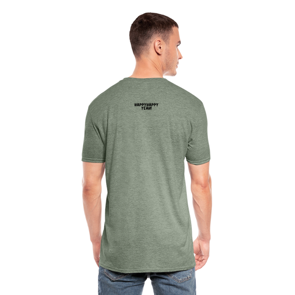 Life happens coffee helps unisex Shirt | happyhappyyeah! - Militärgrün meliert