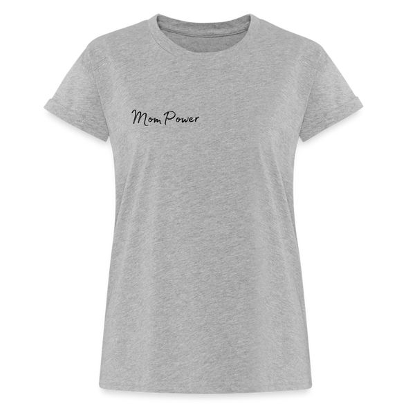 Mom Power Shirt | happyhappyyeah! - Grau meliert