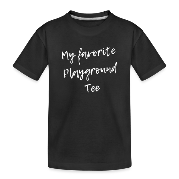 Playground Tee | Kids Shirt | dark | happyhappyyeah! - Schwarz