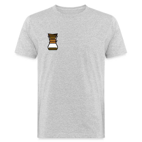 Pour over coffee | unisex Shirt | happyhappyyeah! - Grau meliert