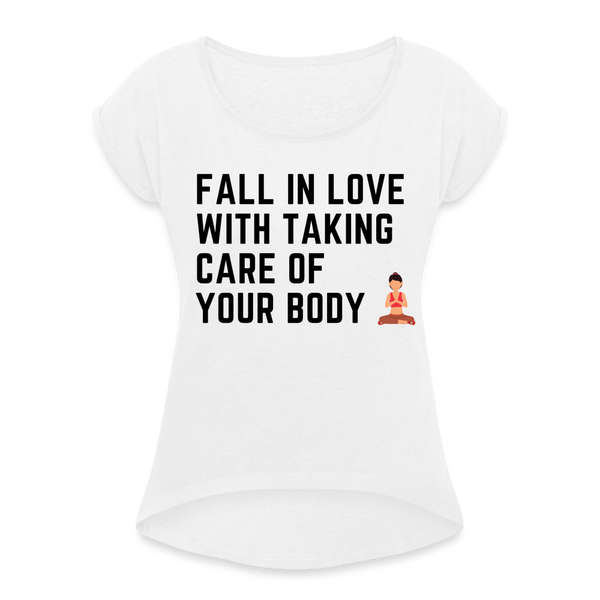 Taking care of your body Shirt | happyhappyyeah! - weiß