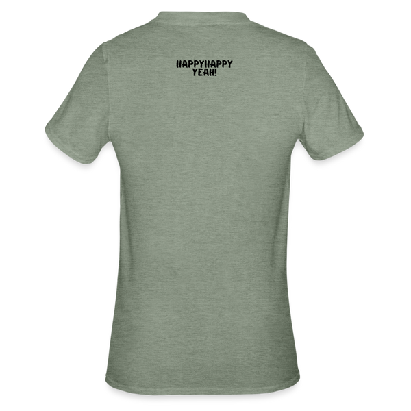 Bollenhut | unisex Shirt | happyhappyyeah! - Militärgrün meliert