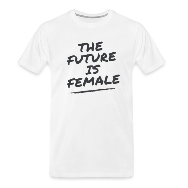 The future is female unisex Shirt | happyhappyyeah! - weiß