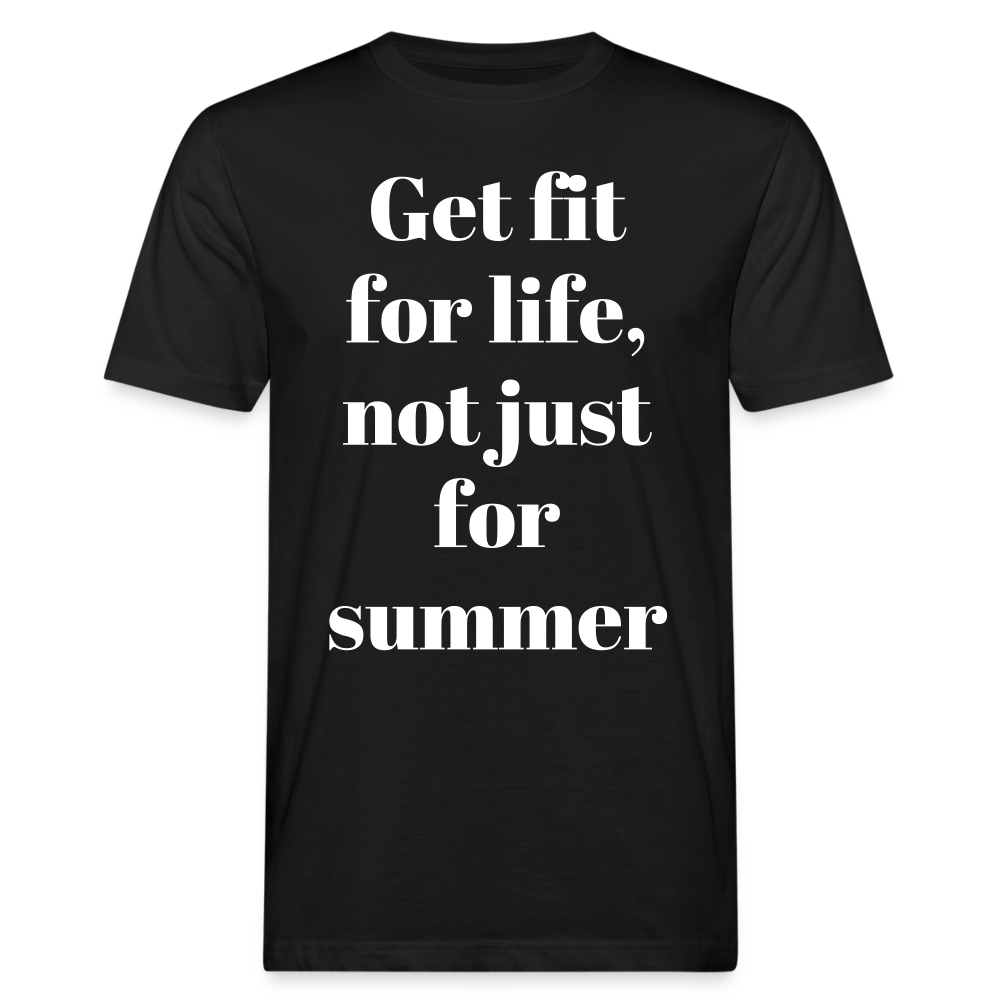 Get fit for life unisex Shirt | happyhappyyeah! - Schwarz