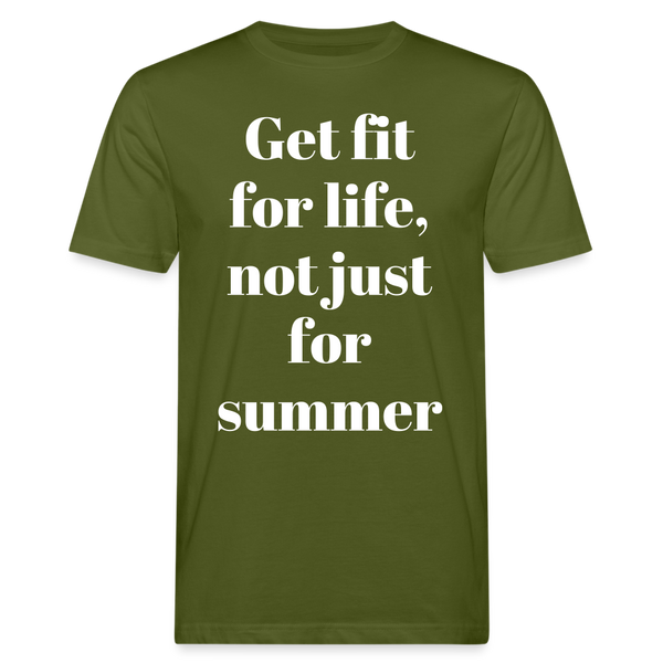 Get fit for life unisex Shirt | happyhappyyeah! - Moosgrün