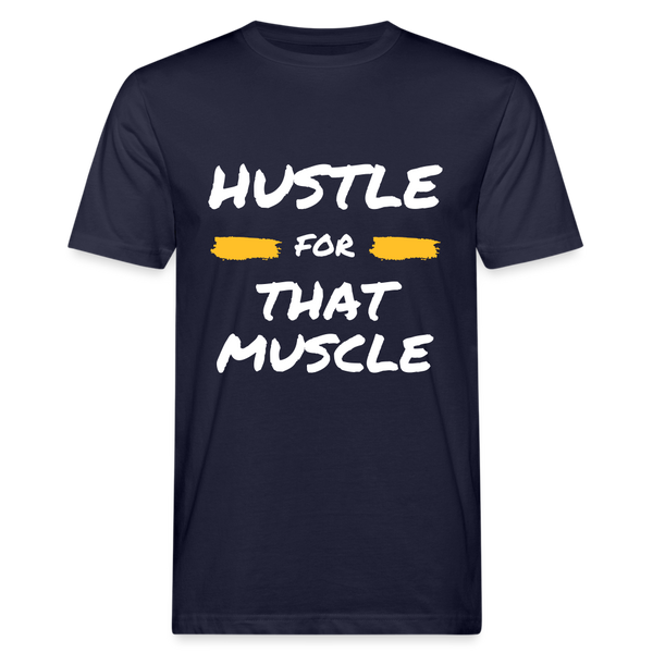 Hustle for that muscle unisex Shirt | happyhappyyeah! - Navy