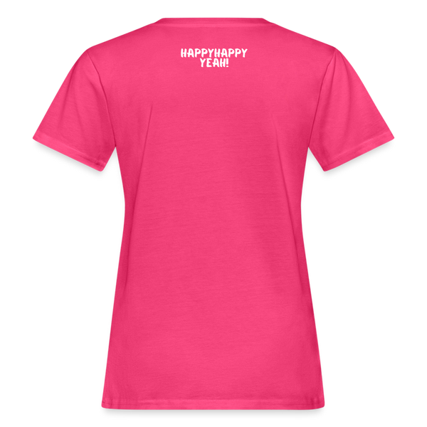 Run harder than my Mascara Shirt | happyhappyyeah! - Neon Pink