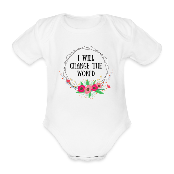 I will change the world | Babybody | Variante 1 | happyhappyyeah! - weiß