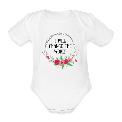 I will change the world | Babybody | Variante 1 | happyhappyyeah! - weiß