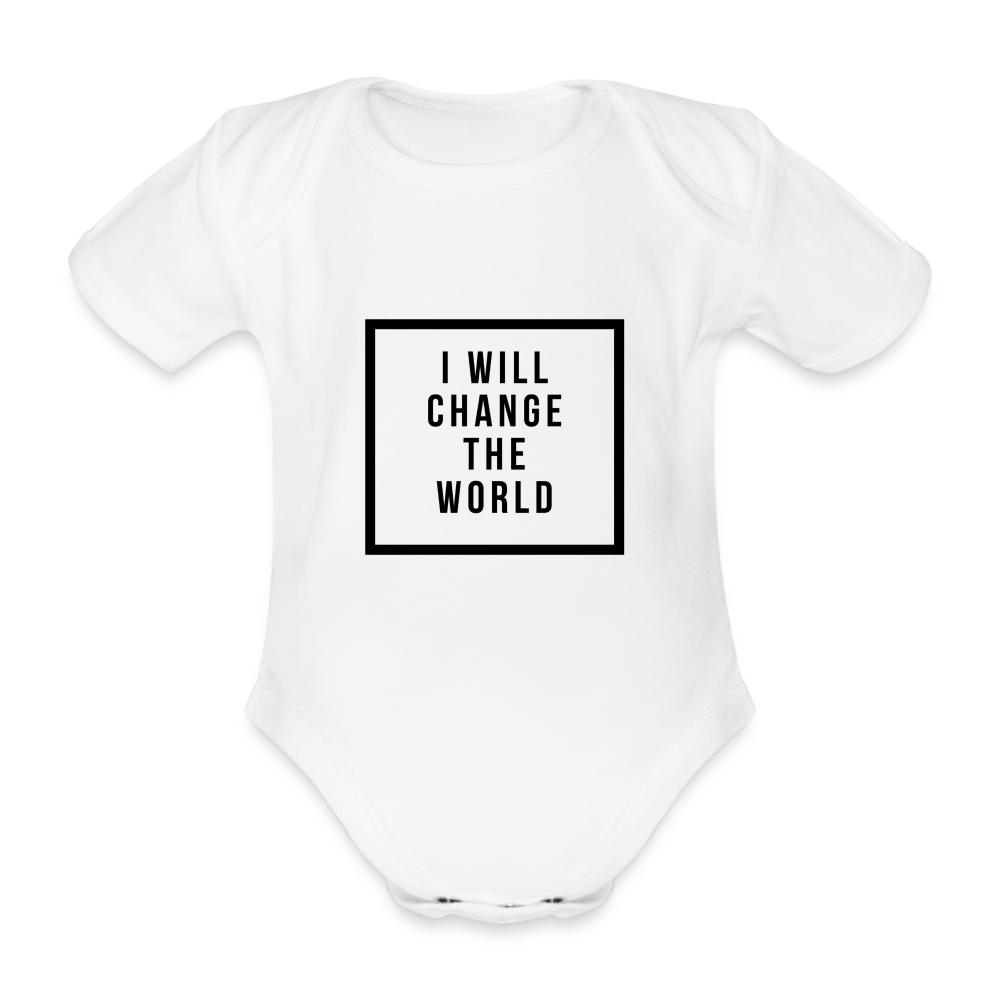 I will change the world | Babybody | Variante 2 | happyhappyyeah! - weiß